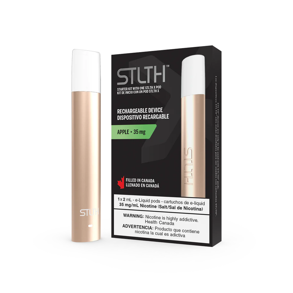 Starter kit Rosado Metal + 1 pod x apple – stlth
