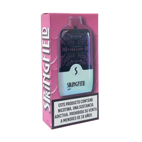 VAPE DESCARTABLE SPRINGFIELD PINK LADY 7000 PUFFS 1.5MG NICOTINA