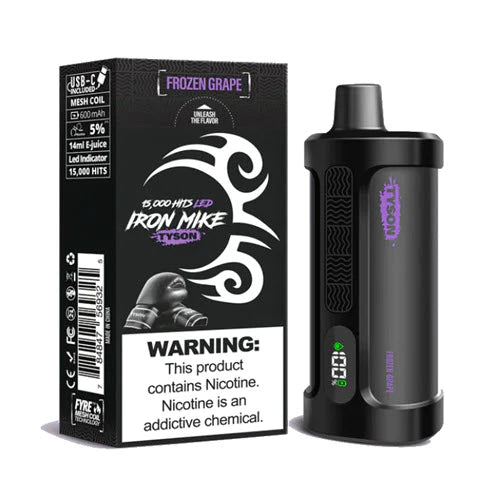 IRON MIKE VAPE 15,000PUFF vaper desechable